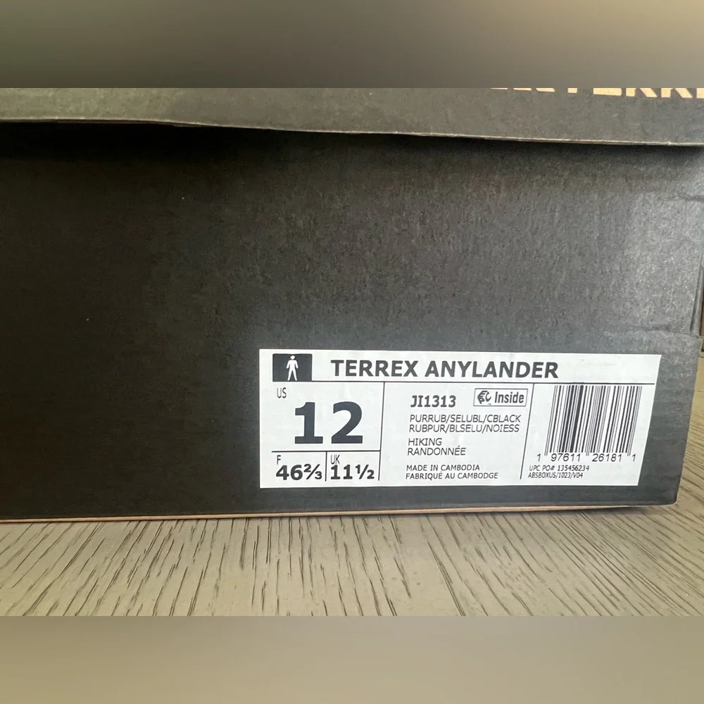 Adidas Mens Terrex Anylander Hiking Shoes - Picture 8 of 8